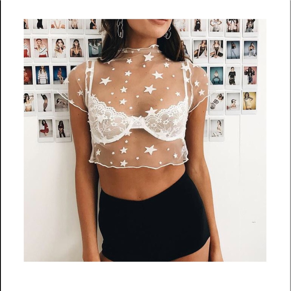 Star mesh top
